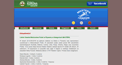 Desktop Screenshot of masterskorona.pl